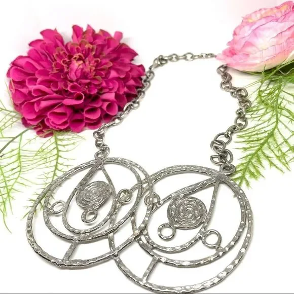 VINTAGE⚜️Bohemian Artistic Statement Necklace - Picture 3 of 9